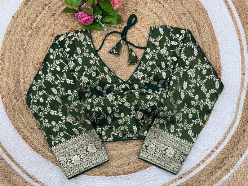 Shimmar Jacurd Readymade Blouse For Women