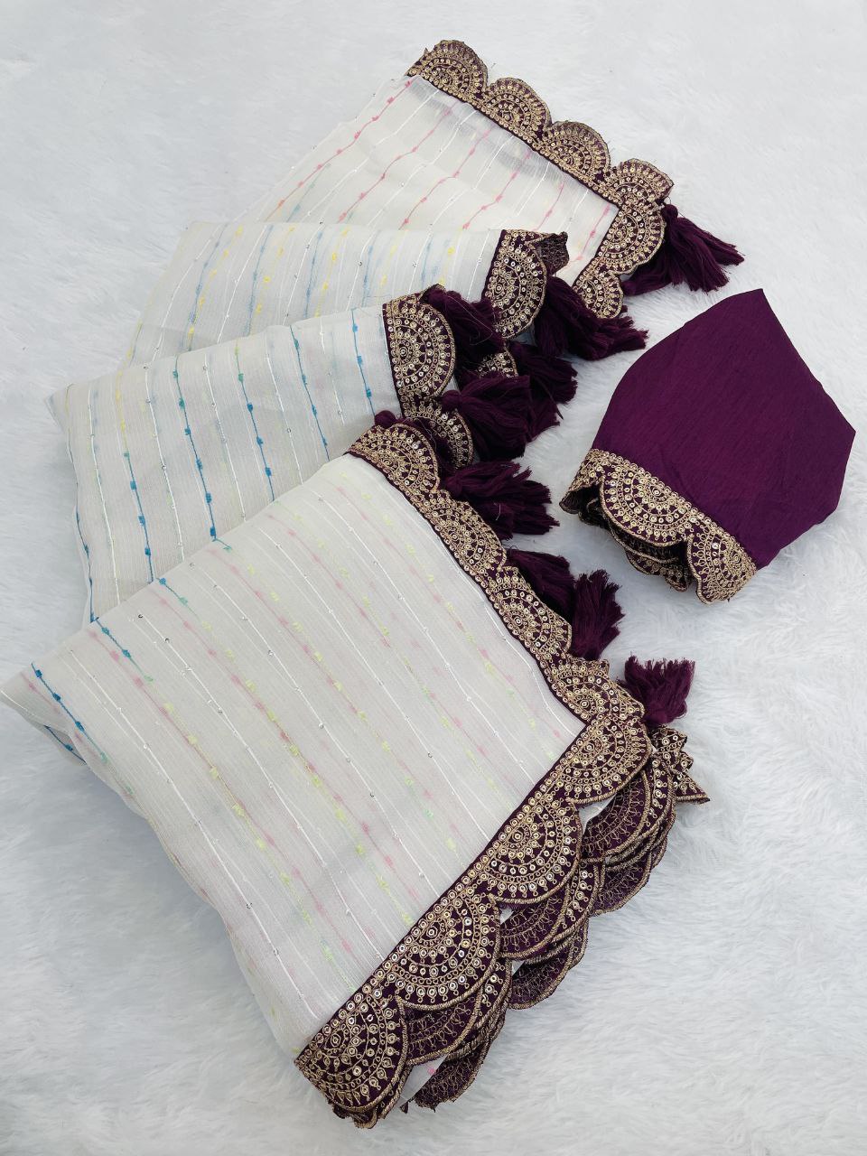 Beautiful designer Party wear saree