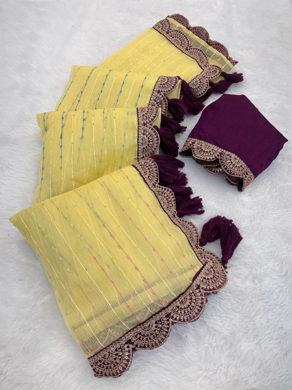 Beautiful designer Party wear saree