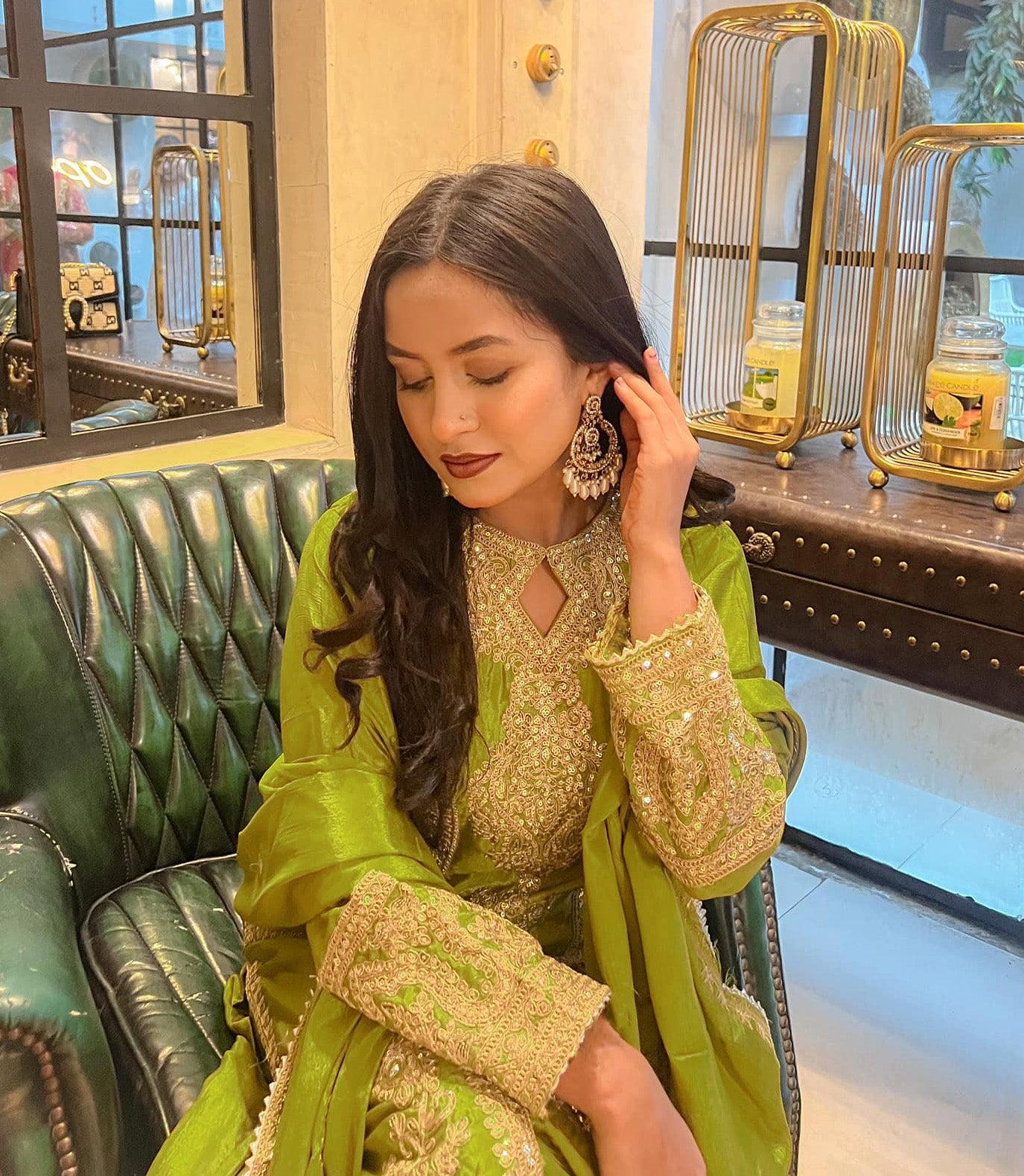 Women Silk Kurta Pant Dupatta Set