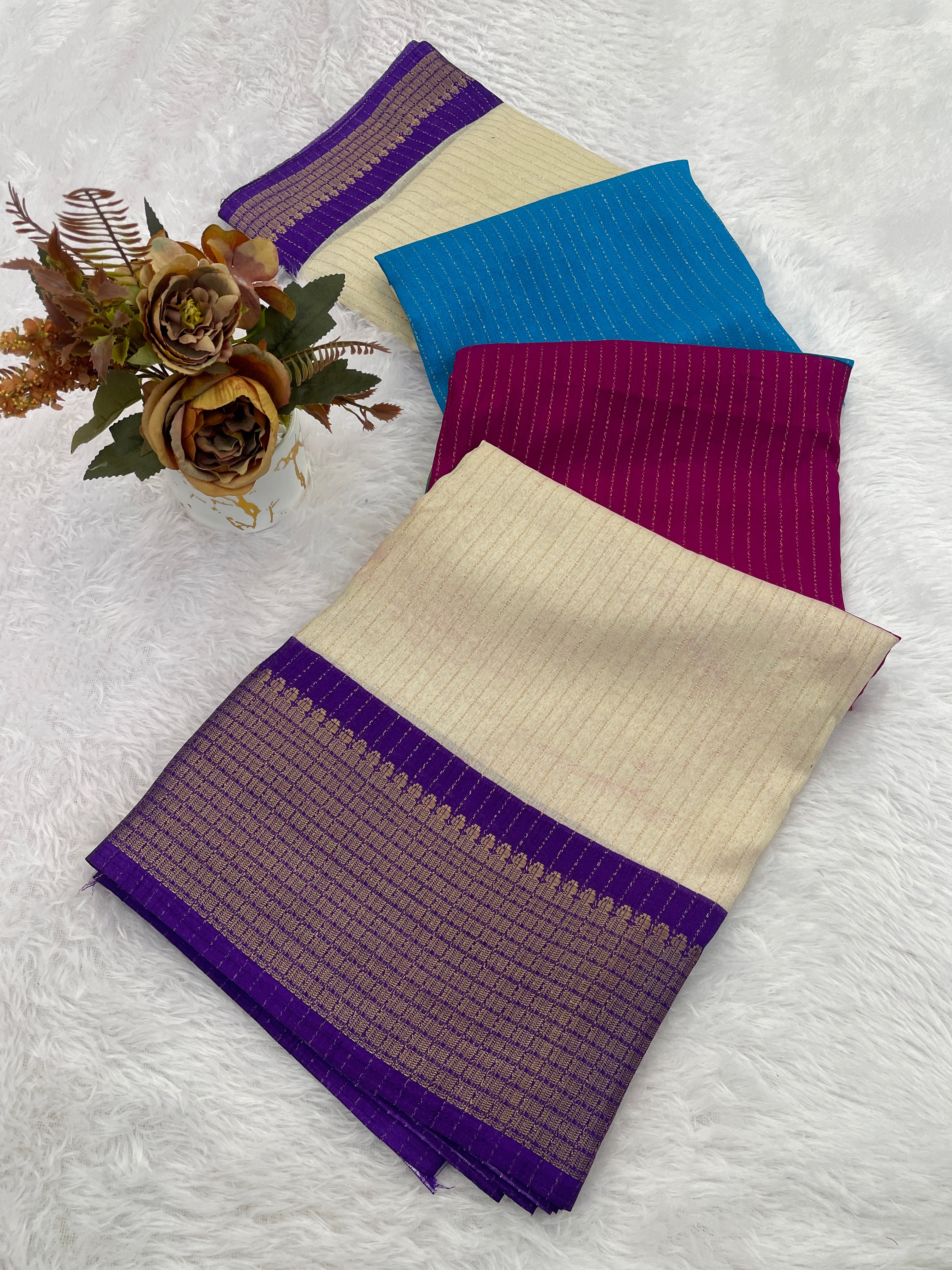 Dola Doby Reco Jari Designer Patta Print With Designer Pllu saree