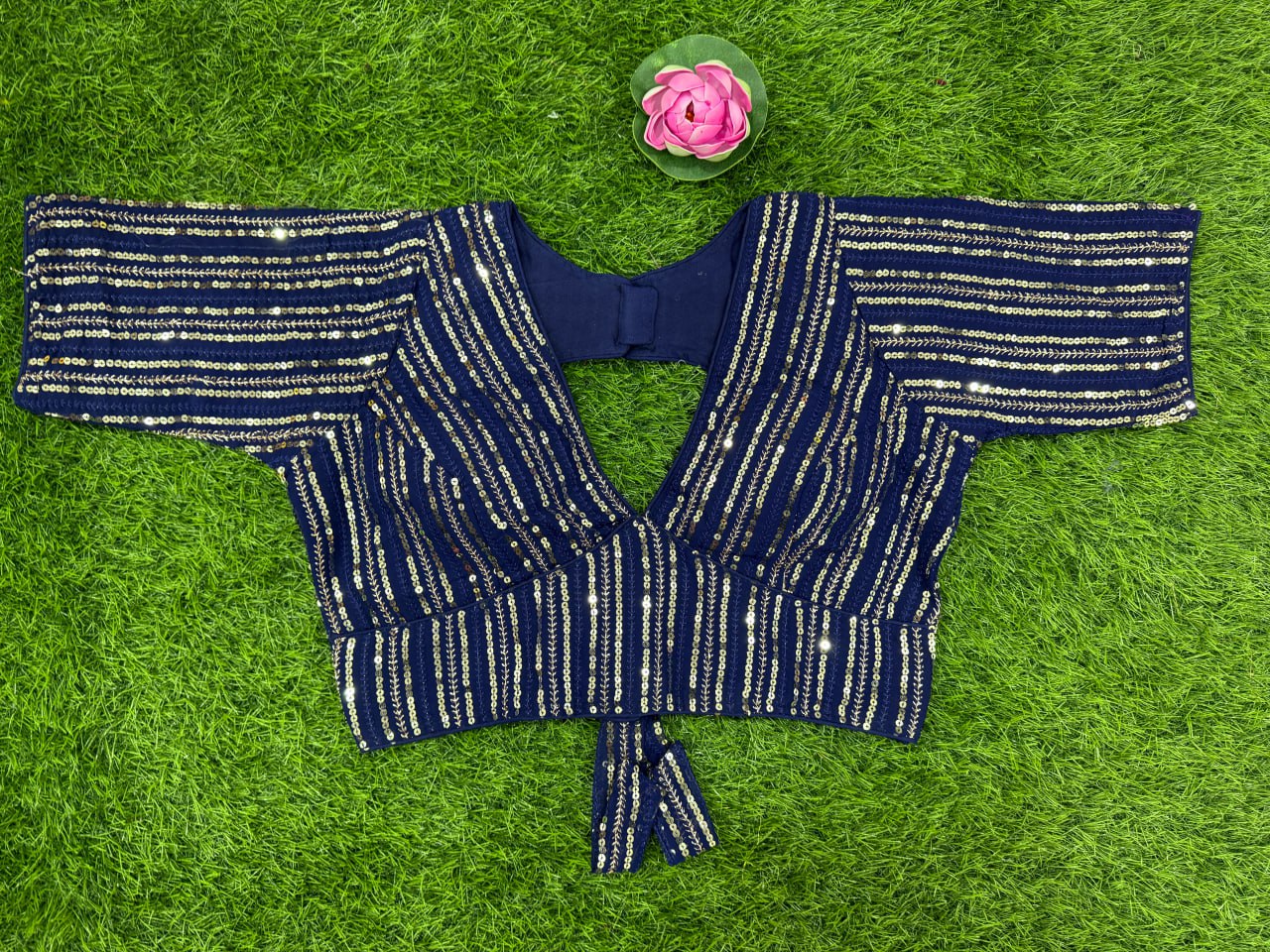 GEORGETTE EMBROIDERY WORK FANCY BLOUSE