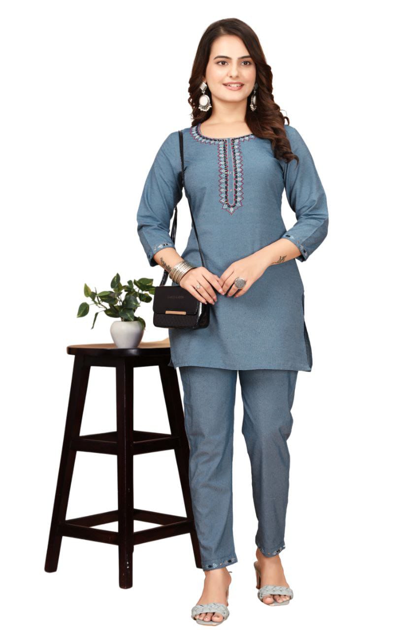 HANDWORK COORDSET FOR WOMEN