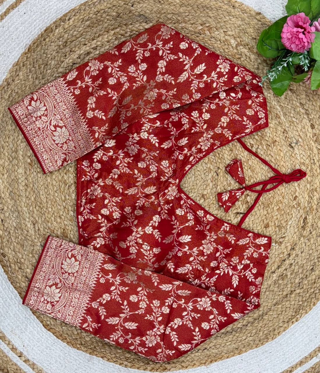 Shimmar Jacurd Readymade Blouse For Women