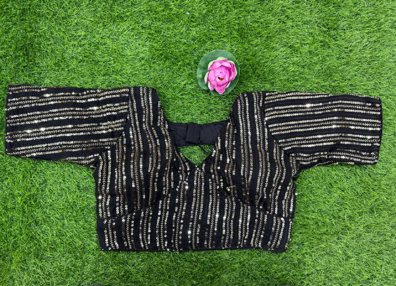 GEORGETTE EMBROIDERY WORK FANCY BLOUSE