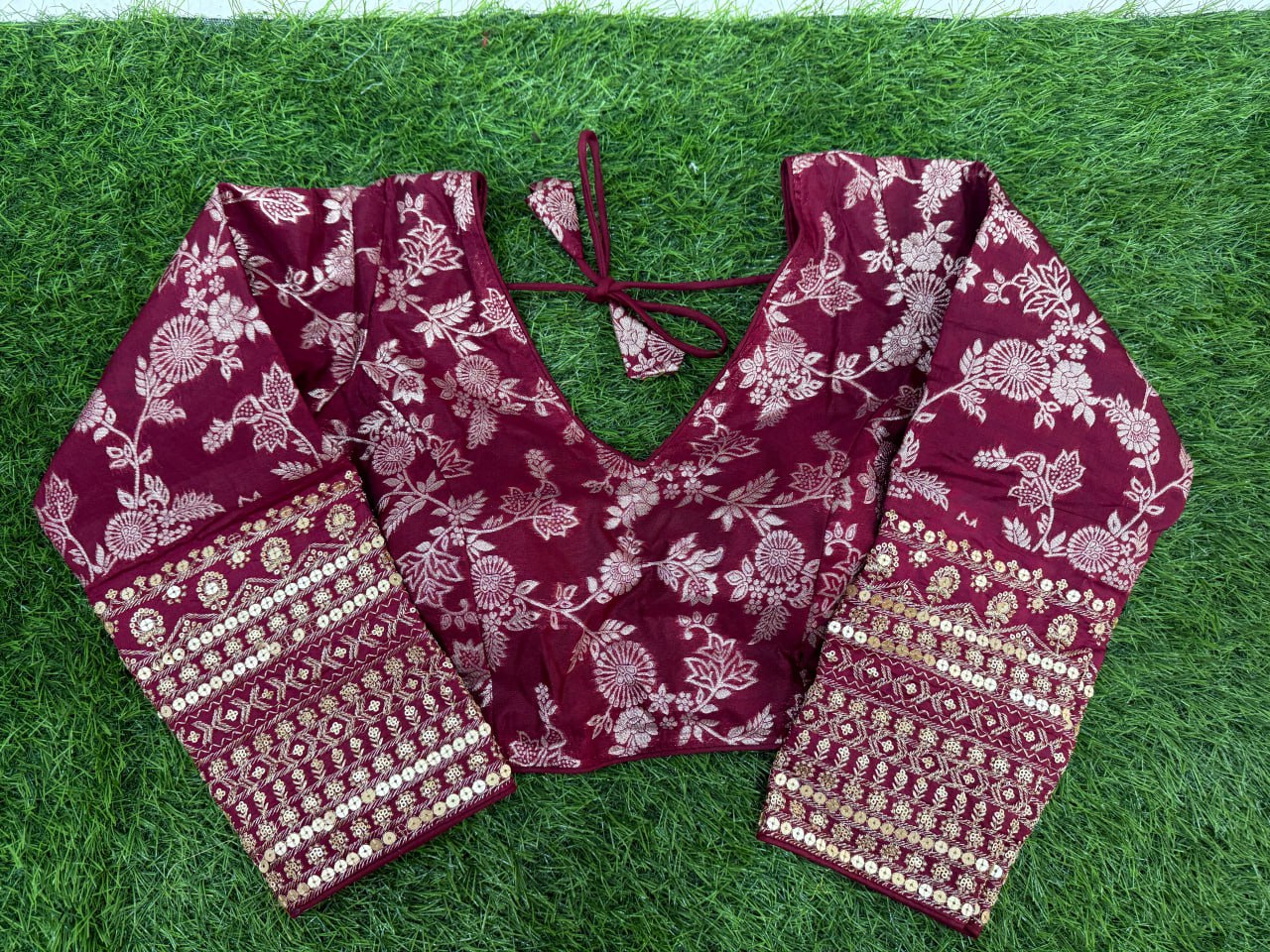 Dola Jacurd Embroidery Work Readymade Blouse