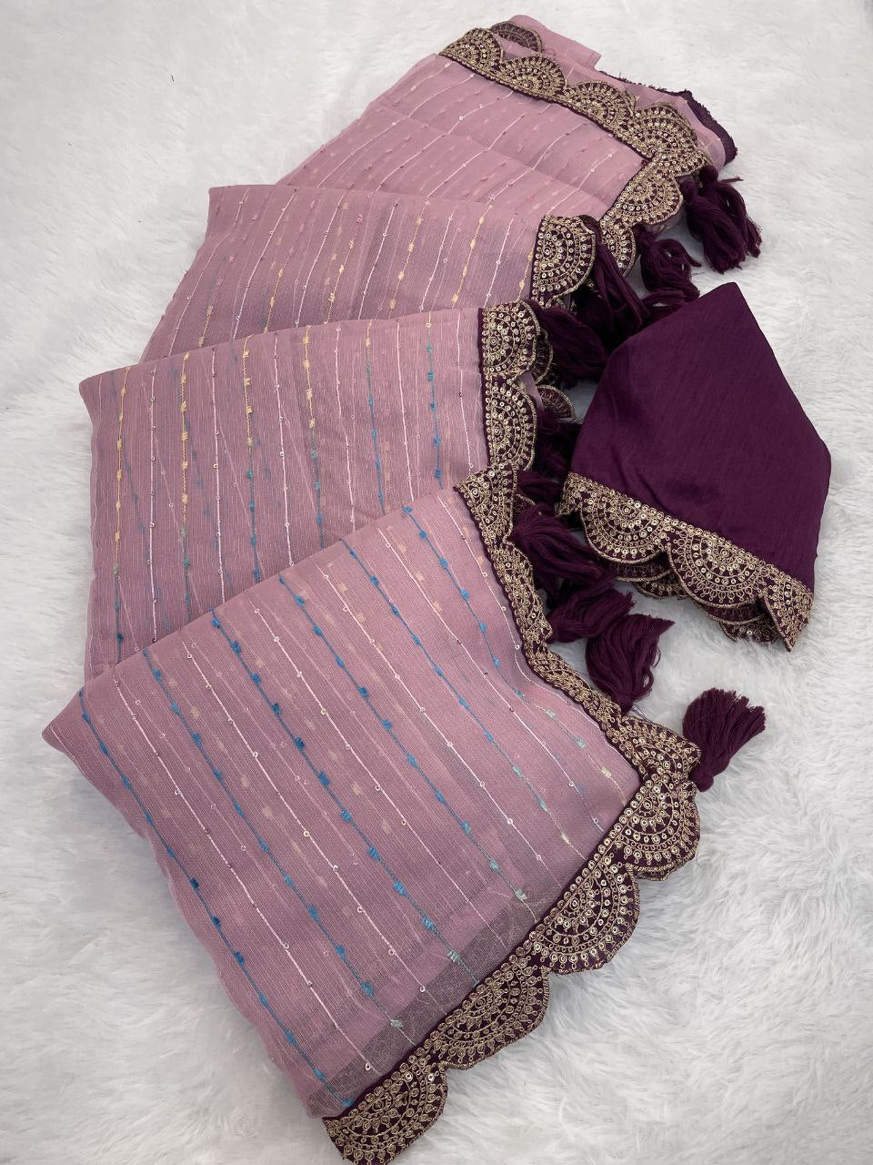 Beautiful designer Party wear saree