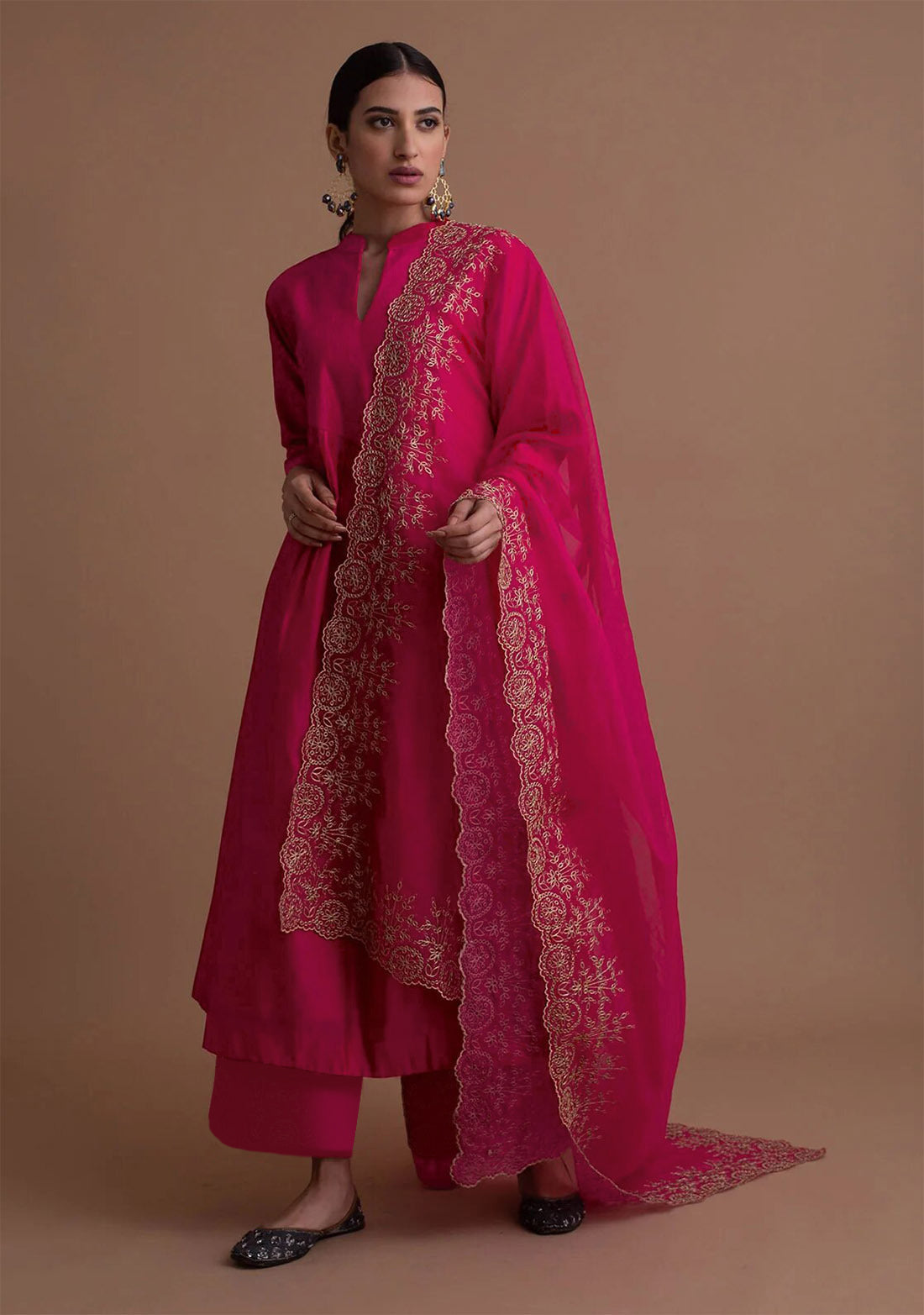 Traditional Pink Embroidered Salwar Suit – Festive Wear